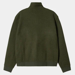 Fashion Carhartt WIP Luther Half Zip Sweat Tarragon Heather