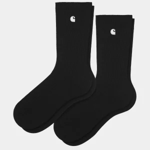 Store Carhartt WIP Madison Pack Socks Black / White + Black / White