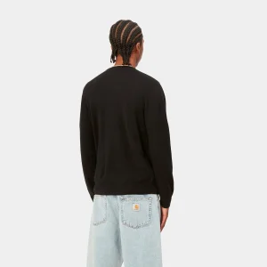 Sale Carhartt WIP Madison Sweater Black / Wax