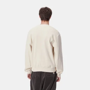 Cheap Carhartt WIP Main Basics Sweat Natural / Black