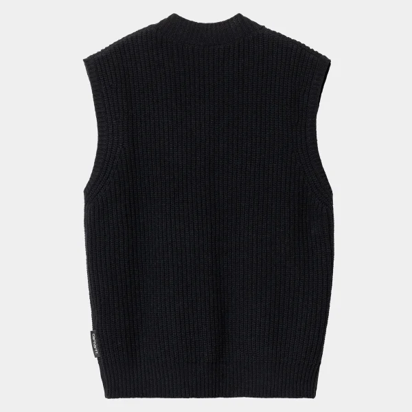 New Carhartt WIP Marlon Vest Sweater Dark Navy