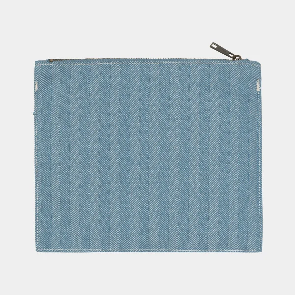 Clearance Carhartt WIP Menard Zip Wallet Blue