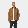 Shop Carhartt WIP Michigan Coat (Summer) Hamilton Brown / Tobacco