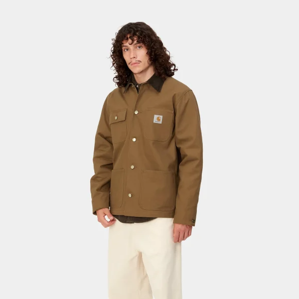 Cheap Carhartt WIP Michigan Coat (Winter) Hamilton Brown / Tobacco