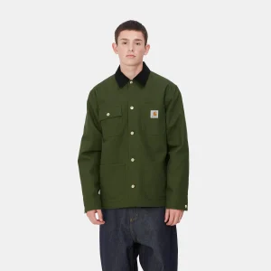 Outlet Carhartt WIP Michigan Coat (Winter) Tarragon / Black