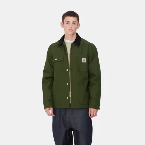 Outlet Carhartt WIP Michigan Coat (Winter) Tarragon / Black