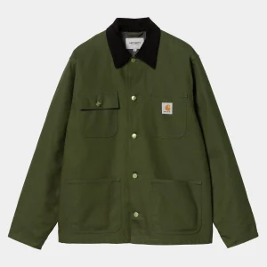 Outlet Carhartt WIP Michigan Coat (Winter) Tarragon / Black