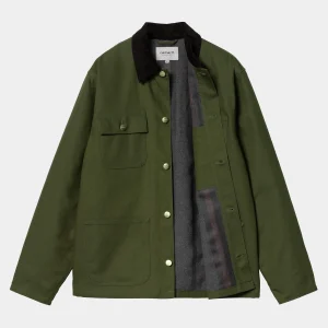 Outlet Carhartt WIP Michigan Coat (Winter) Tarragon / Black