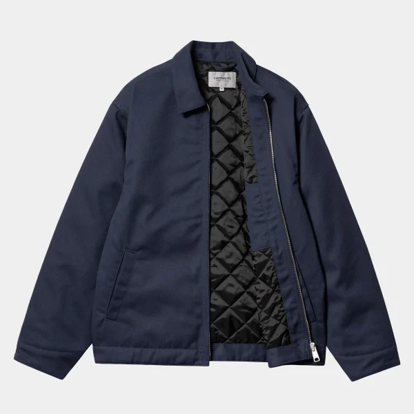 Sale Carhartt WIP Module Script Jacket Air Force Blue / White