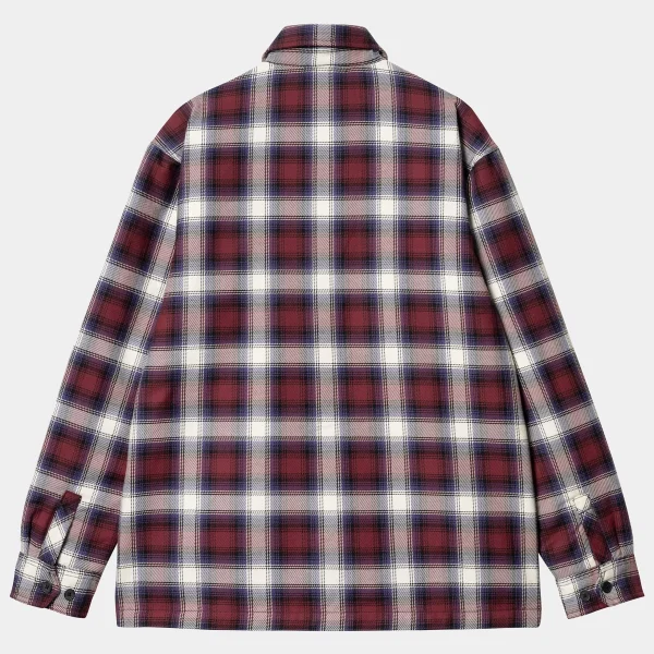 Best Carhartt WIP Monahan Shirt Jac Monahan Check, Malbec