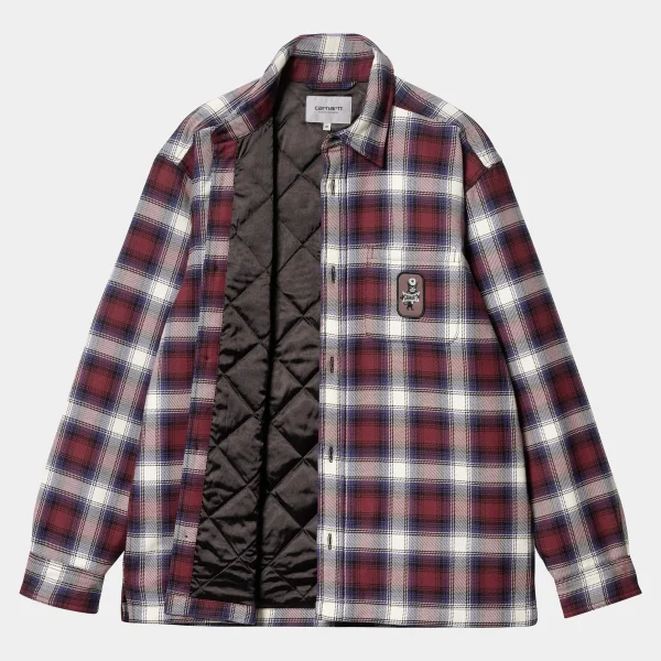 Best Carhartt WIP Monahan Shirt Jac Monahan Check, Malbec