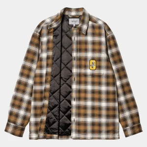 New Carhartt WIP Monahan Shirt Jac Monahan Check, Hamilton Brown