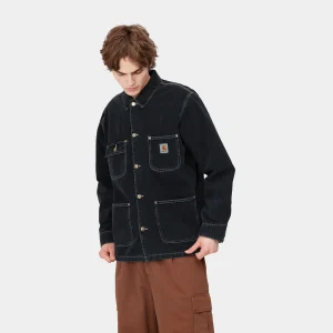 Cheap Carhartt WIP OG Chore Coat Black