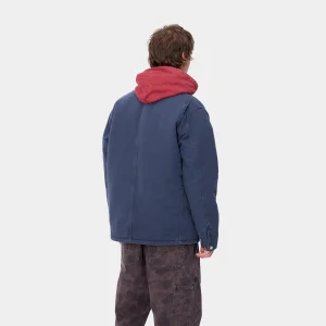 Discount Carhartt WIP OG Chore Coat Air Force Blue / Black