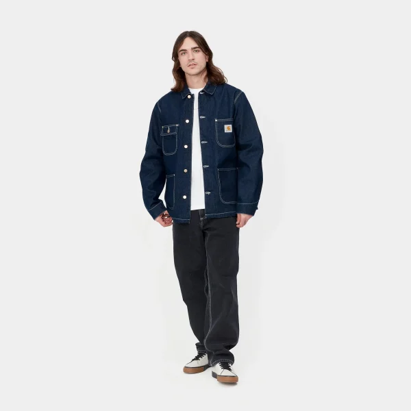 Clearance Carhartt WIP OG Chore Coat Blue