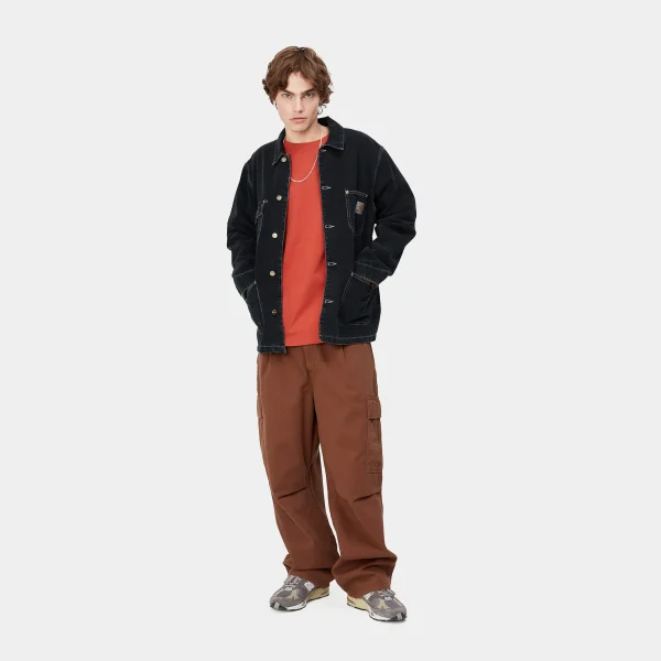 Cheap Carhartt WIP OG Chore Coat Black