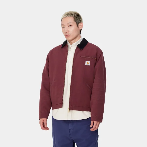 Best Sale Carhartt WIP OG Detroit Jacket (Winter) Malbec / Black