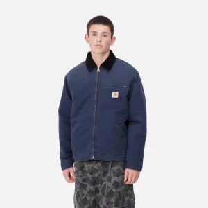 Fashion Carhartt WIP OG Detroit Jacket (Winter) Air Force Blue / Black