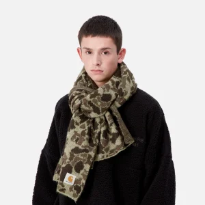 Discount Carhartt WIP Palmer Scarf Camo Duck Jacquard, Green