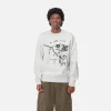 Cheap Carhartt WIP Pepe Be Nice Sweat Ash Heather / Black