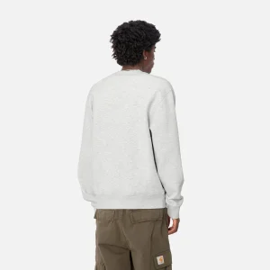 Cheap Carhartt WIP Pepe Be Nice Sweat Ash Heather / Black