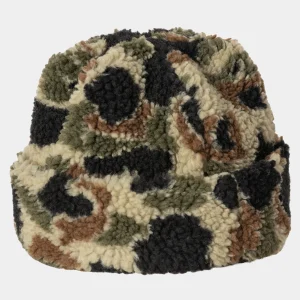 New Carhartt WIP Prentis Beanie Camo Duck Jacquard, Green