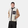 New Carhartt WIP Prentis Vest Liner Moonbeam / Black