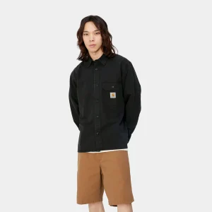 Outlet Carhartt WIP Reno Shirt Jac Black