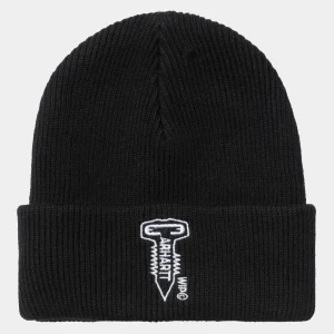 Outlet Carhartt WIP Screw Beanie Black