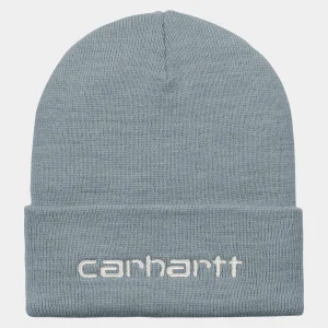 Cheap Carhartt WIP Script Beanie Dove Grey / Wax