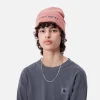 Cheap Carhartt WIP Script Beanie Dusty Rose / Sycamore Tree