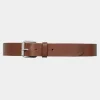 Hot Carhartt WIP Script Belt Cognac / Silver