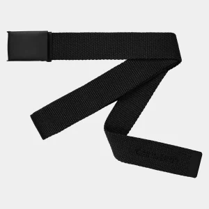 Best Carhartt WIP Script Belt Tonal Black