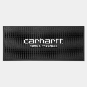 Fashion Carhartt WIP Script Draining Mat Black / White