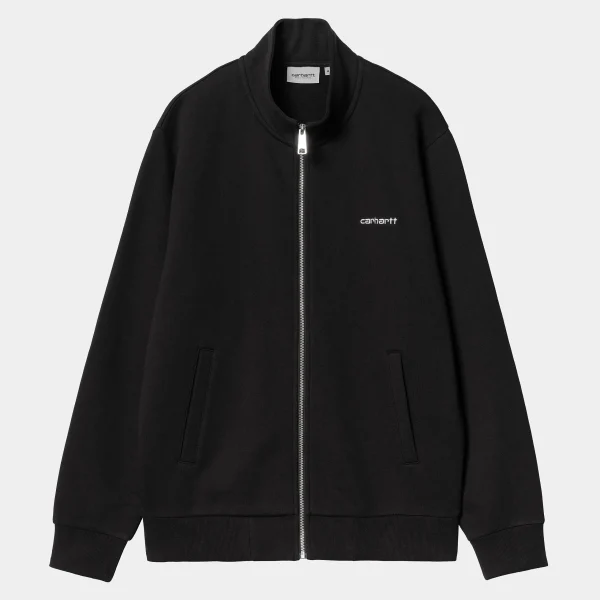 Best Sale Carhartt WIP Script Embroidery Jacket Black / White