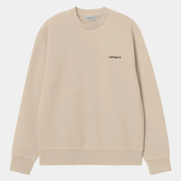 Clearance Carhartt WIP Script Embroidery Sweat Wall / Black