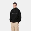 Online Carhartt WIP Script Half Zip Sweatshirt Black / White