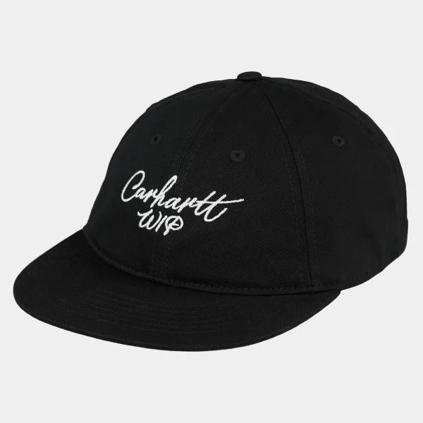 Outlet Carhartt WIP Signature Cap Black / Wax