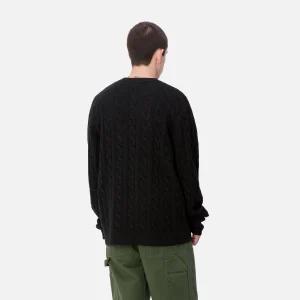 New Carhartt WIP Signature Sweater Black / Wax