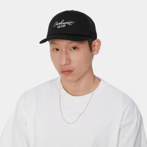 New Carhartt WIP Signature Trucker Cap Black / White