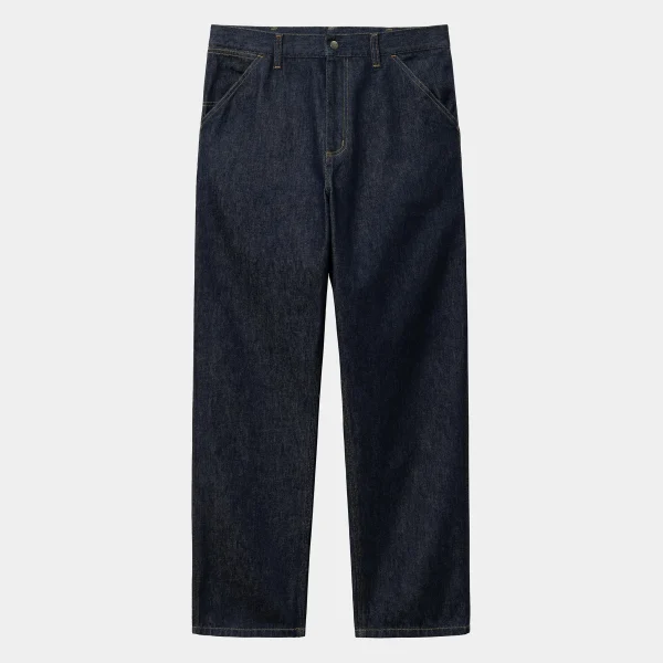 Shop Carhartt WIP Single Knee Pant Blue