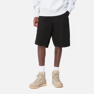 Clearance Carhartt WIP Single Knee Short Black