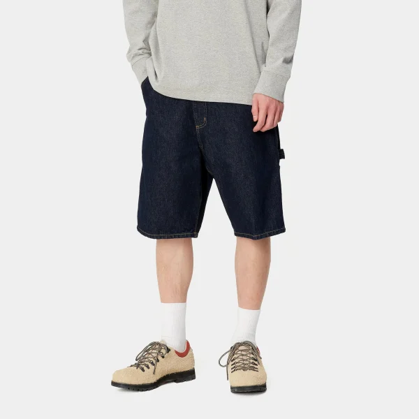 Cheap Carhartt WIP Single Knee Short Blue