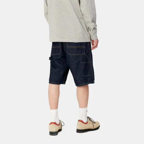 Cheap Carhartt WIP Single Knee Short Blue