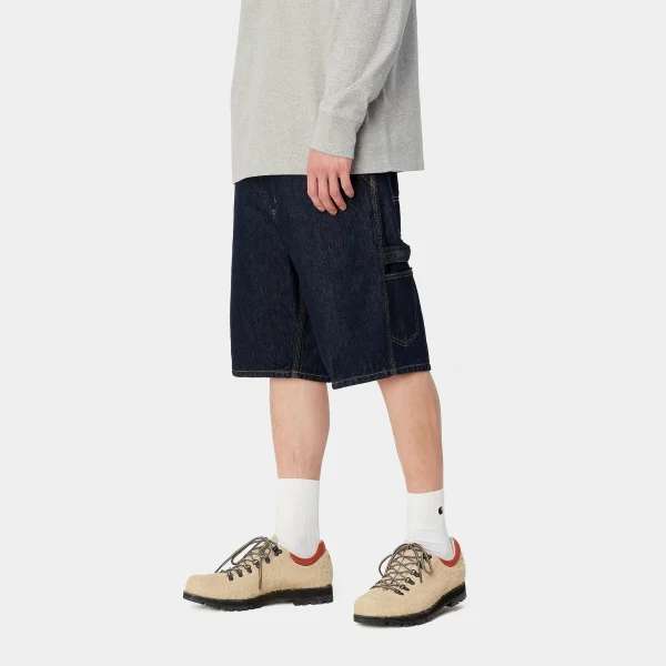 Cheap Carhartt WIP Single Knee Short Blue