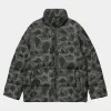 Clearance Carhartt WIP Springfield Jacket Camo Duck, Grey / Hamilton Brown