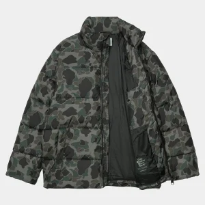 Clearance Carhartt WIP Springfield Jacket Camo Duck, Grey / Hamilton Brown