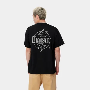 Clearance Carhartt WIP S/S Ablaze T-Shirt Black / Wax