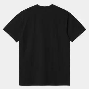 Sale Carhartt WIP S/S American Script T-Shirt Black