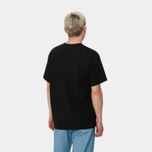 Online Carhartt WIP S/S Amour Pocket T-Shirt Black / White